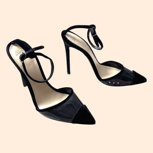 Alevi Milano Black Velvet Heels